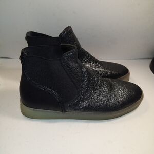 Sam Edelman Margot Pewter Ankle Bootie Boots Women's sz 8.5M.